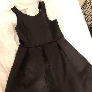 Medium black express dress with open/strap back